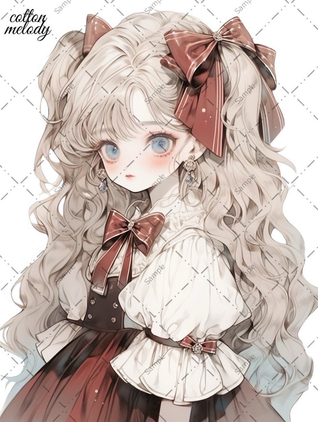 original sticker no.1139 人物贴纸 原创贴纸 人物贴纸 女孩贴纸 原创人物贴纸 - 贴纸 - 纸 