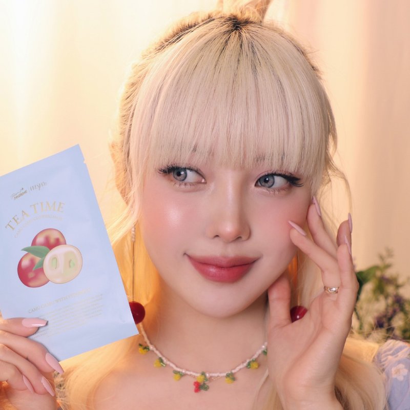 FreshO2 x Pony 卡姆果保湿透亮面膜 (五入) 提亮 保湿 修护舒缓 - 面膜/冻膜 - 其他材质 白色