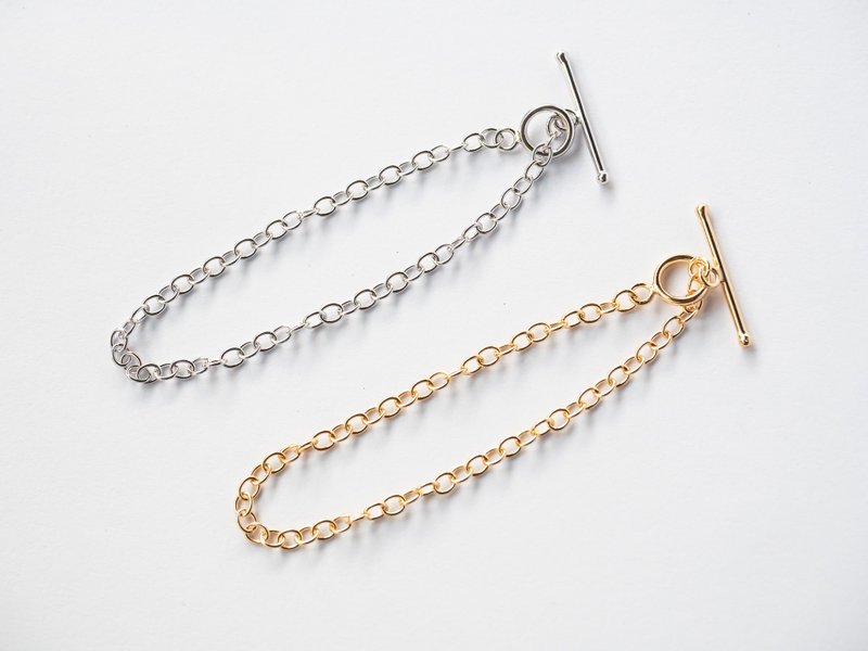 T Bar 手链 - 手链/手环 - 纯银 