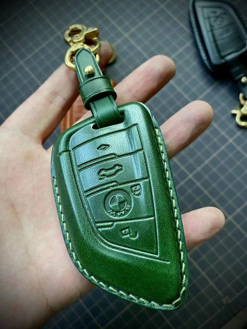 宝马刀锋汽车钥匙套 3系三li壳x5扣x3男x11纯手工工艺 意大利牛皮 - 其他 - 真皮 