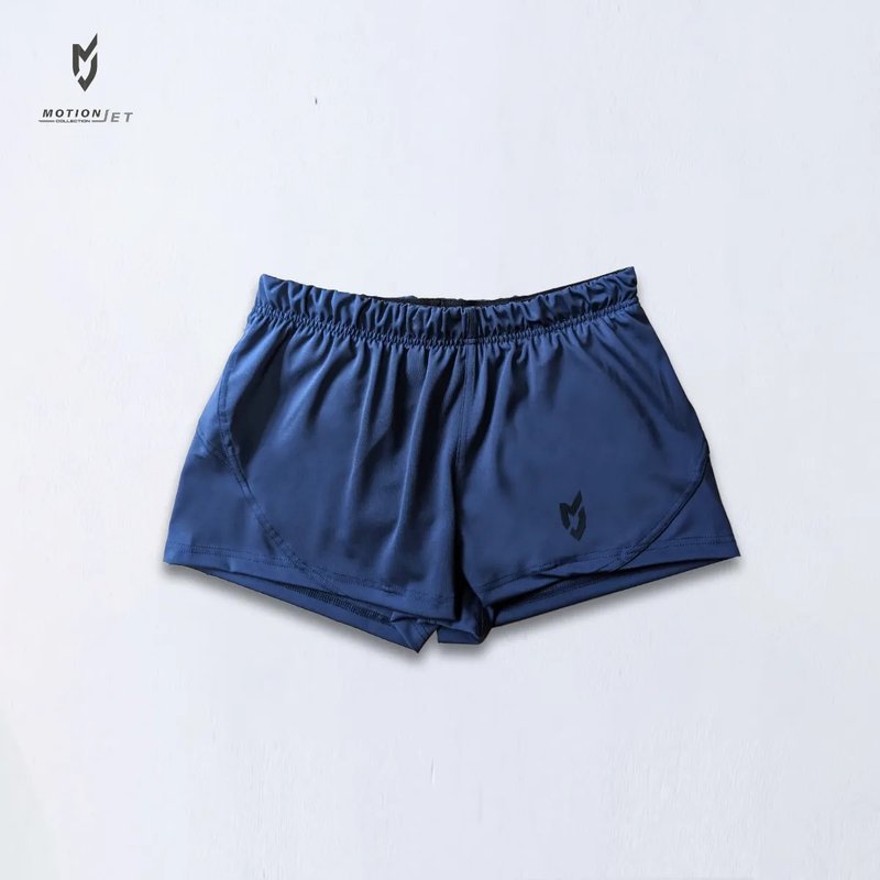 MJP011-MJ 女版机能运动短裤 (雾灰蓝) XS-L - 女装运动裤 - 其他材质 