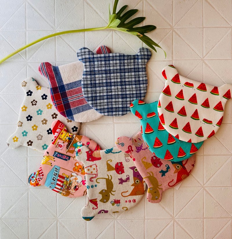 复古 土布 棉麻布 杯垫102023A-202023H - 杯垫 - 其他材质 蓝色