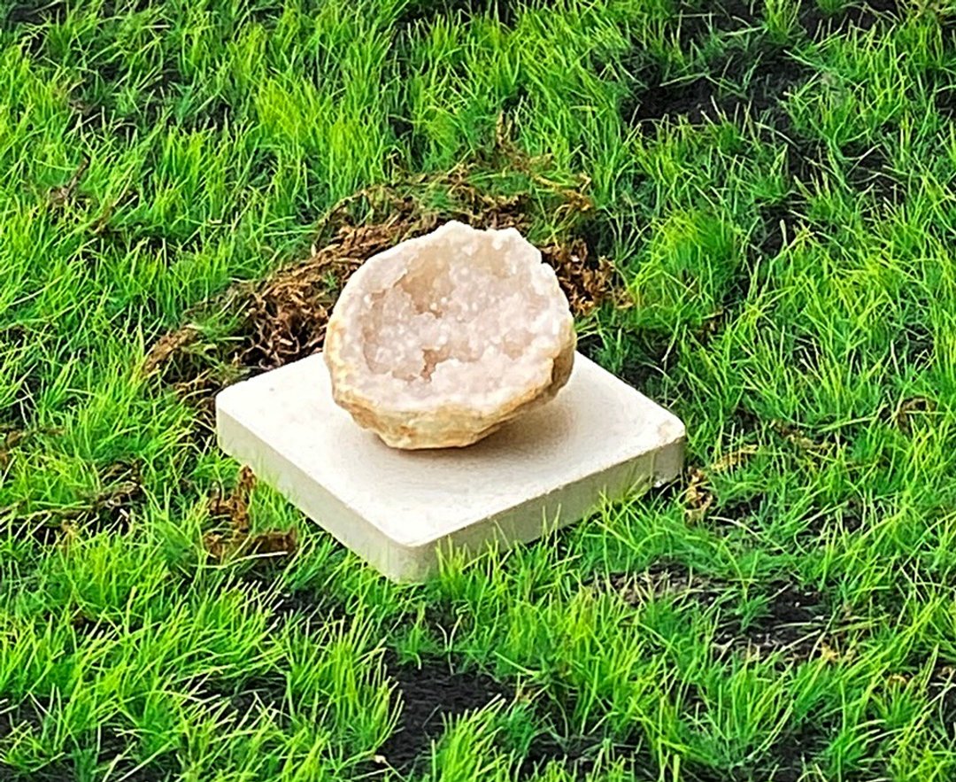 能量摆饰-招财可爱圆圆满满花球聚宝盆 疗愈 招财开运快速出货 - 摆饰 - 水晶 白色