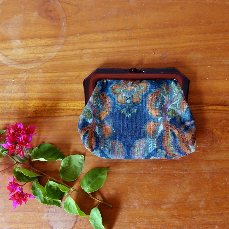 BajuTua /古着/ 丹麦制古典口金零钱包 - 零钱包 - 聚酯纤维 绿色