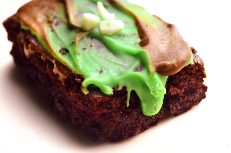 【桃德先生手工布朗尼专卖】精致-抹茶巧克力布朗尼 - 蛋糕/甜点 - 新鲜食材 绿色