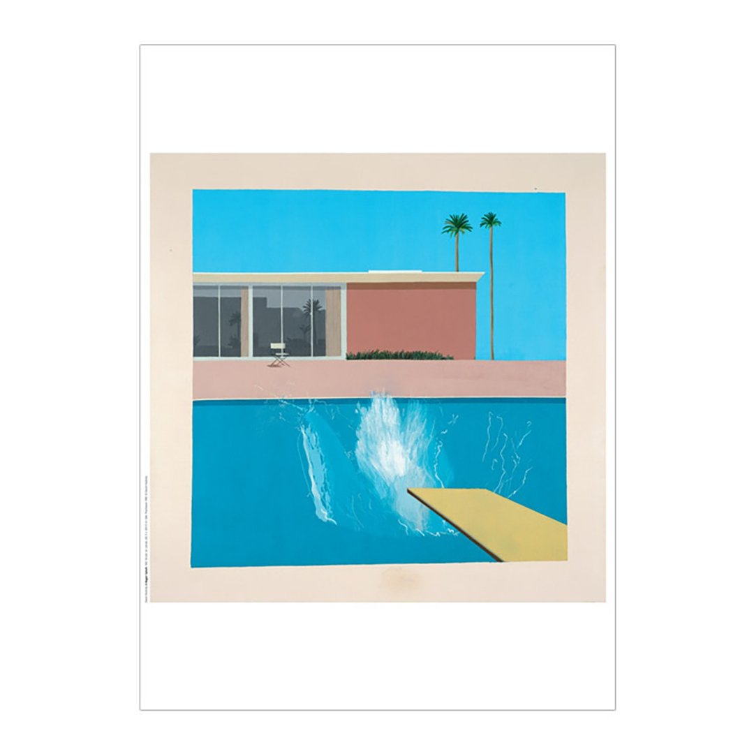 【原版海报】David Hockney/ A bigger splash - 海报/装饰画/版画 - 纸 