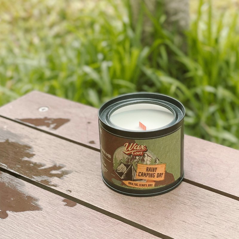 雨中露营 | 怪奇气味大豆香氛蜡烛 140g - 蜡烛/烛台 - 蜡 