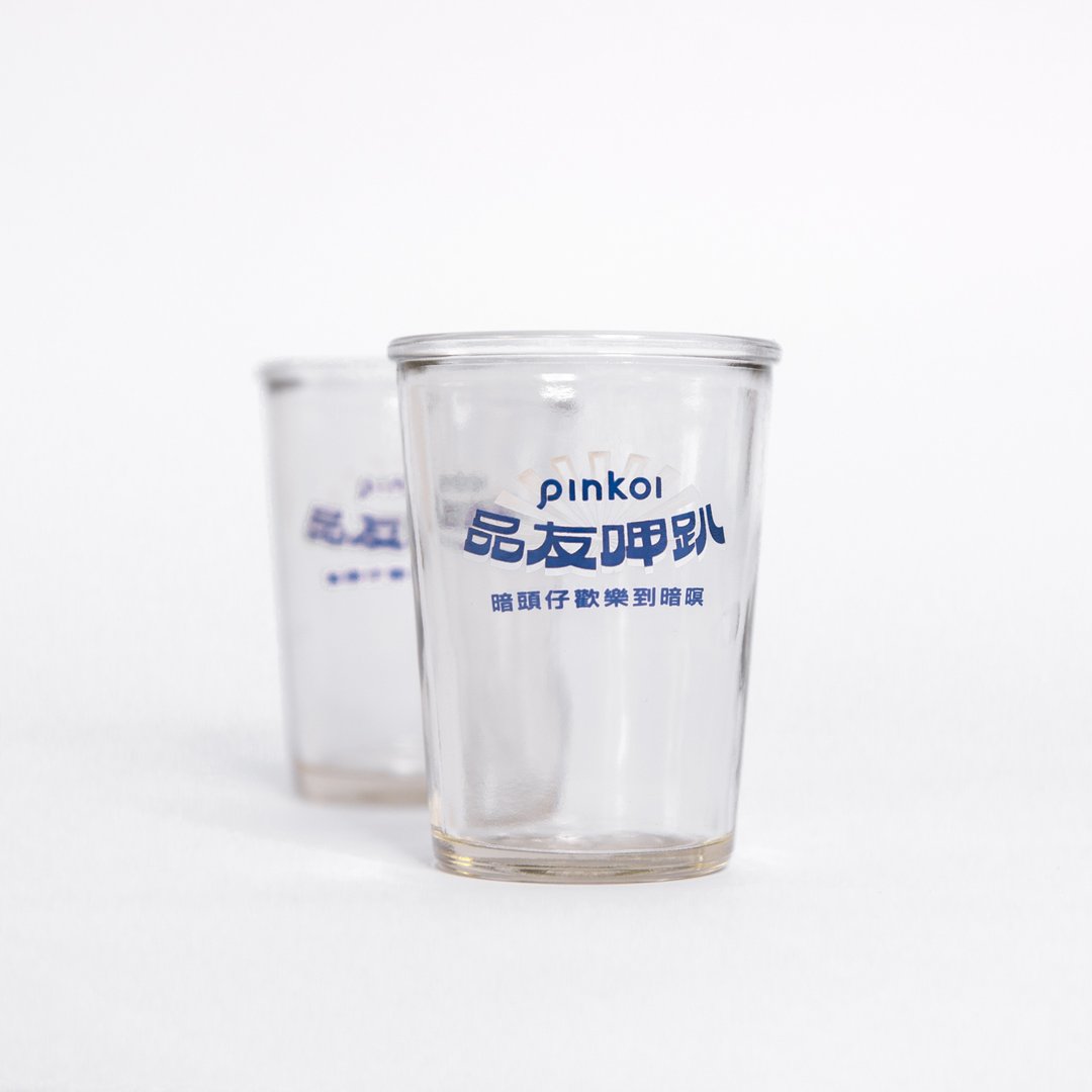 Pinkoi 品友呷趴小啤酒杯 - 双入 - 茶具/茶杯 - 玻璃 透明
