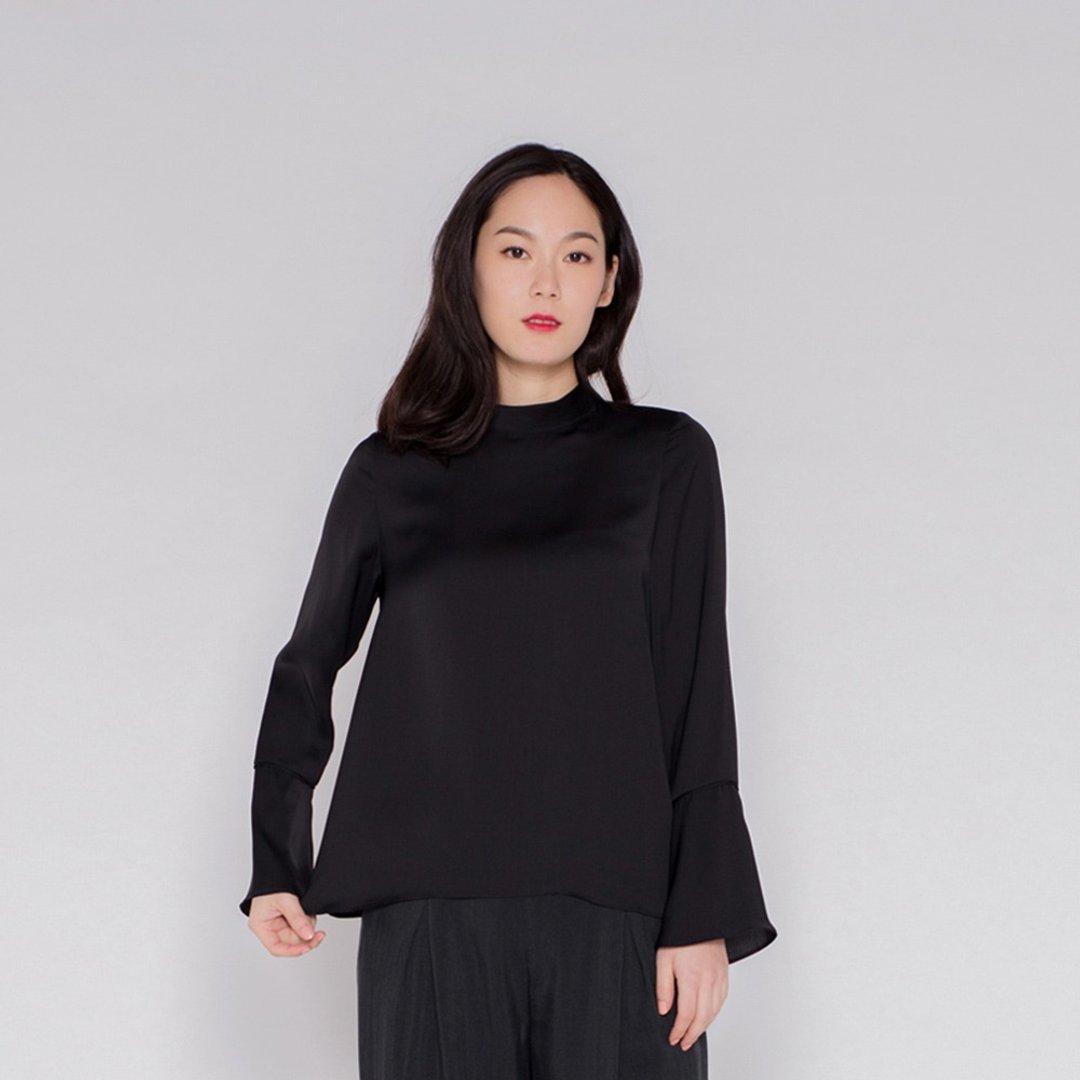 早午餐开肩上衣 Sunday Brunch Open Shoulder Top T183 - 女装上衣 - 聚酯纤维 白色