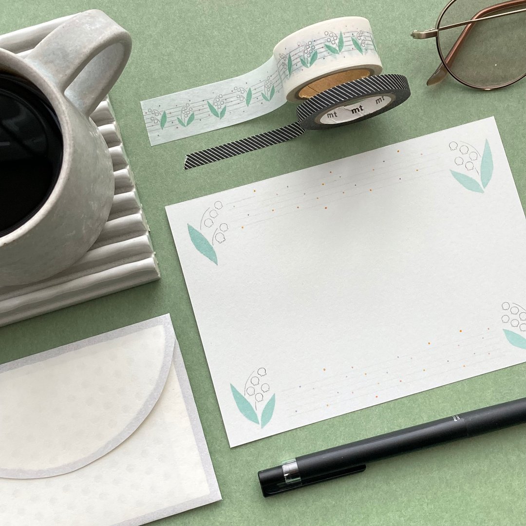 MINI LETTER SET - 铃兰之歌 - 信封/信纸 - 纸 
