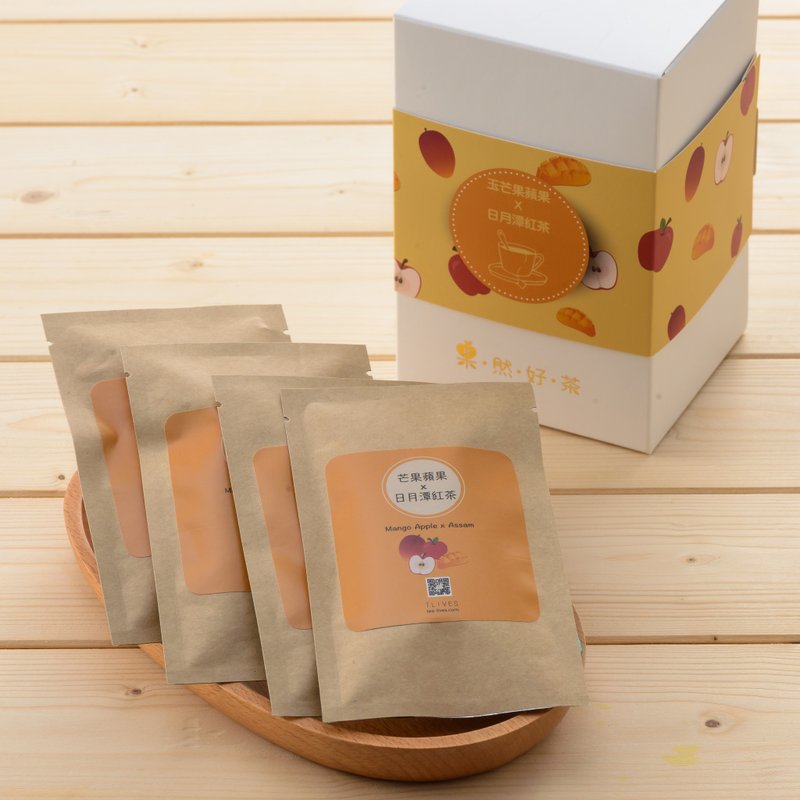 芒果苹果红茶 - 茶 - 新鲜食材 橘色