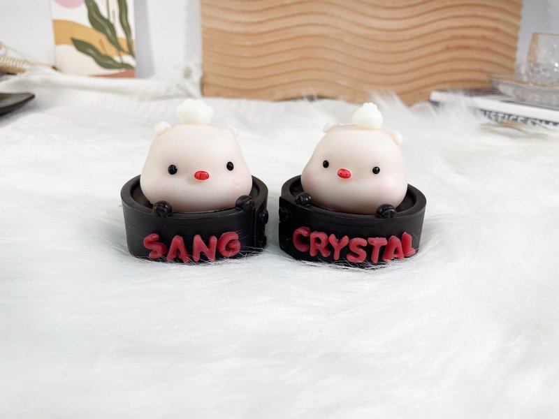 情人节限定 - 猪仔包蜡烛 礼物 生日 节日 纪念 情人节 - 蜡烛/烛台 - 蜡 