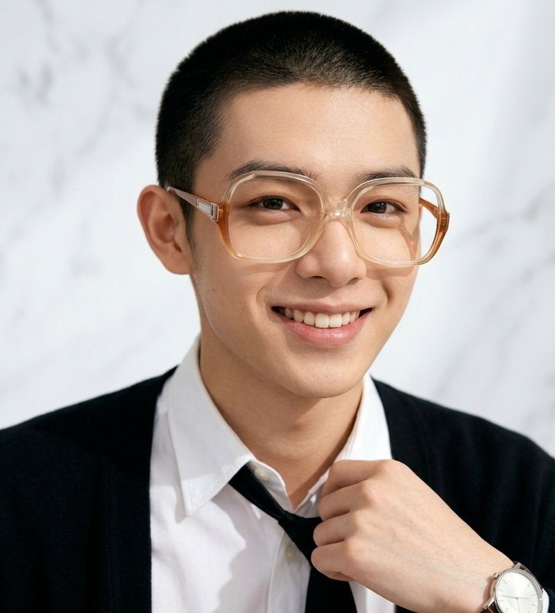 德国Rodenstock 透明焦糖双色胶框 VINTAGE绝版老品全新古董眼镜 - 眼镜/眼镜框 - 塑料 透明