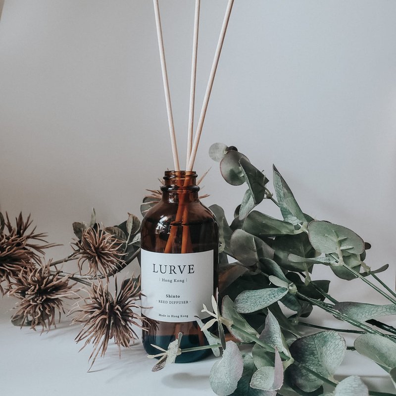 Shinto Reed Diffuser 雪松檀香木 香氛扩香瓶 120ml - 香薰/精油/线香 - 精油 