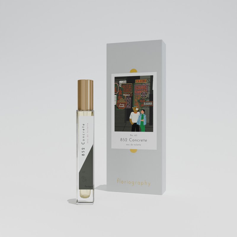 【No.60 852城市】香水|饭香|烟|泥土|焦香|紫罗兰|檀香|琥珀 - 香水/香膏 - 其他材质 黑色