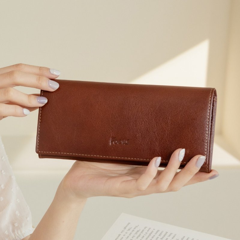 【真皮长夹】女用长夹 / 12卡扣式长夹 / 真皮长夹 / 长夹钱包 - 皮夹/钱包 - 真皮 