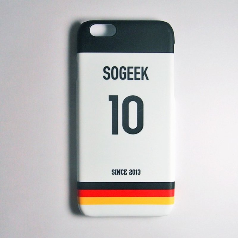 SO GEEK 手机壳设计品牌 THE JERSEY GEEK 球衣背号定制款 052 - 手机壳/手机套 - 塑料 白色