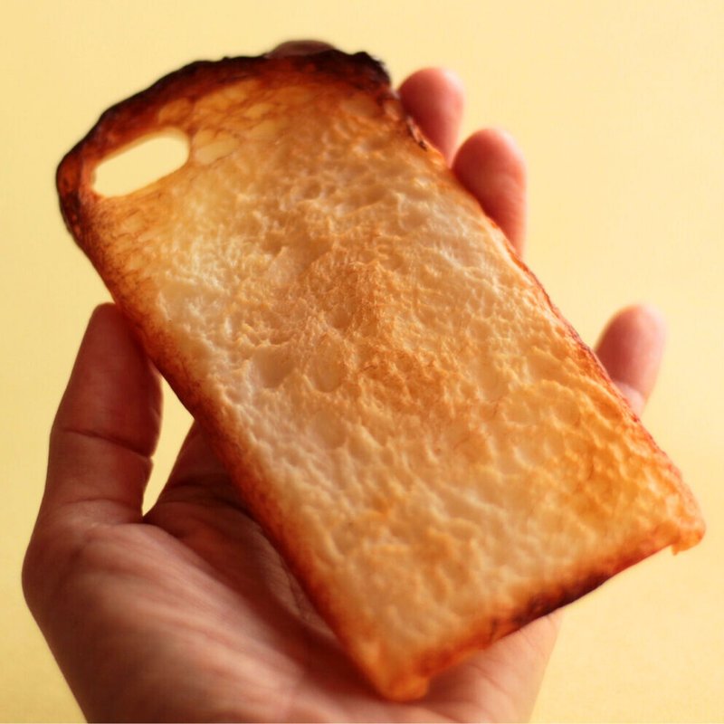 定制【等待一个月】 仙女吐司手机壳。 - 手机壳/手机套 - 塑料 咖啡色