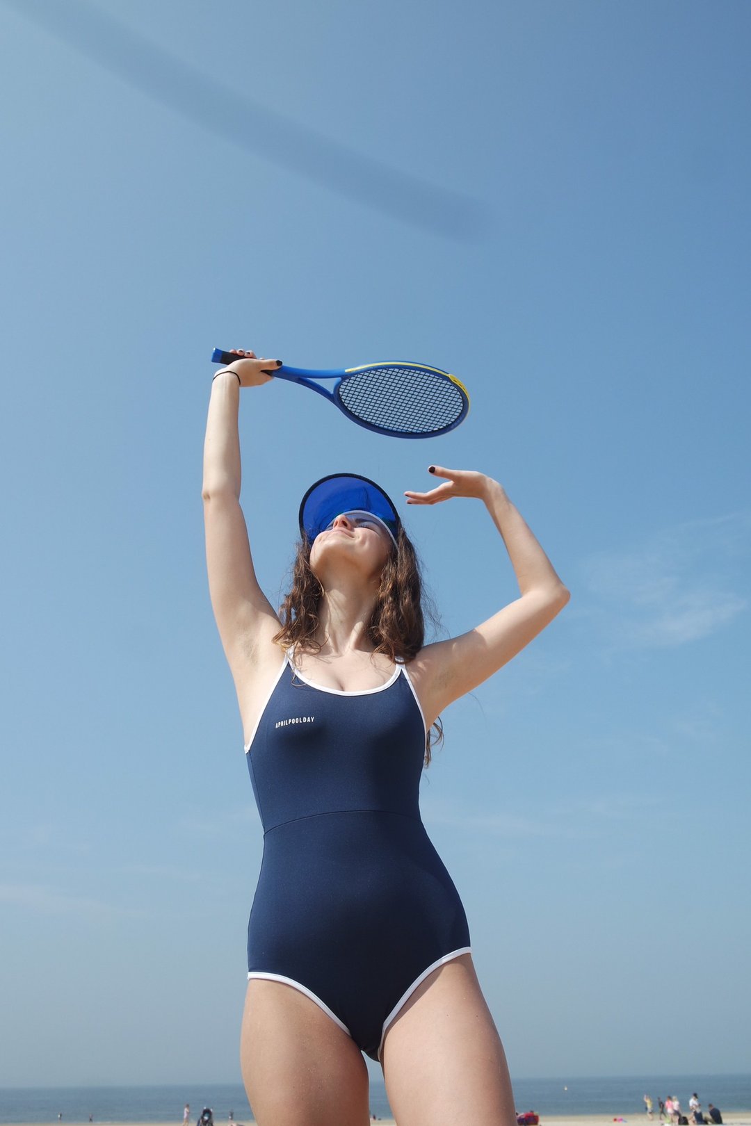 Aprilpoolday 泳装 / RUGBY / 海军蓝 - 女装泳衣/比基尼 - 其他材质 蓝色