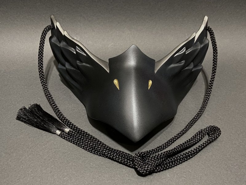 卡拉马森黑x银 - 口罩 - 塑料 黑色