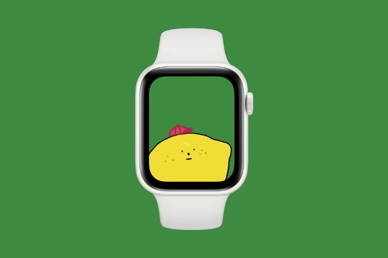 Apple Watch Wallpaper,Decor,Digital Painting - Lemon Man - 电脑手机桌布/贴图/App 图示 - 其他材质 