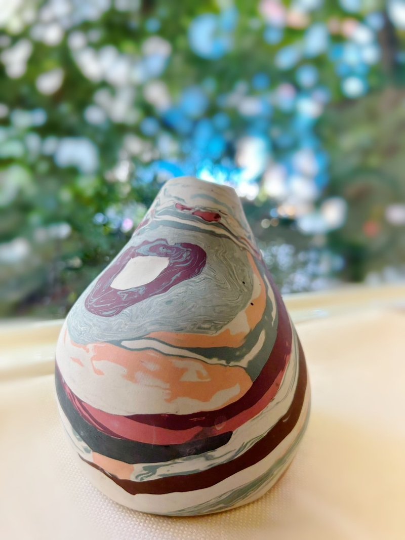 流动的花器 - 植栽 - 瓷 多色