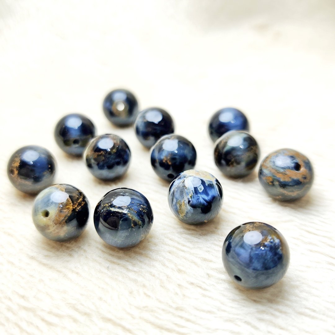 高货 彼得石 散珠 Pietersite - 金工/饰品 - 玉石 