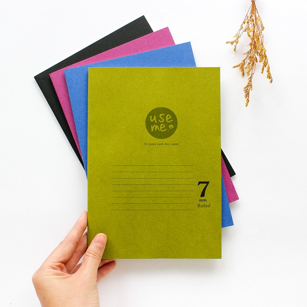 UseMe / 25K横线定页笔记本 SN-25431 - 笔记本/手帐 - 纸 绿色