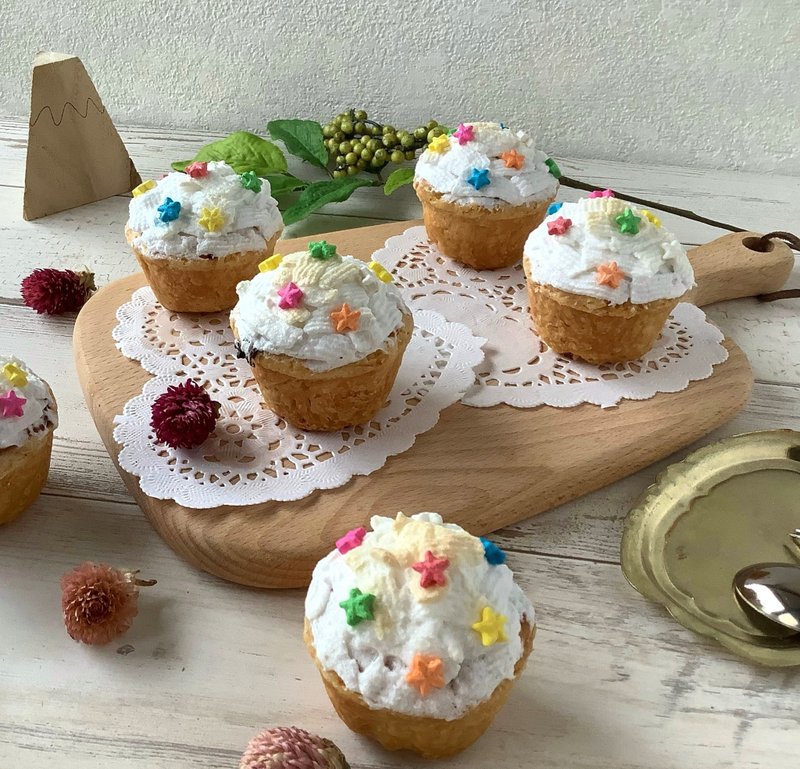 星星小山法式柠檬小塔 6入 - 蛋糕/甜点 - 其他材质 橘色