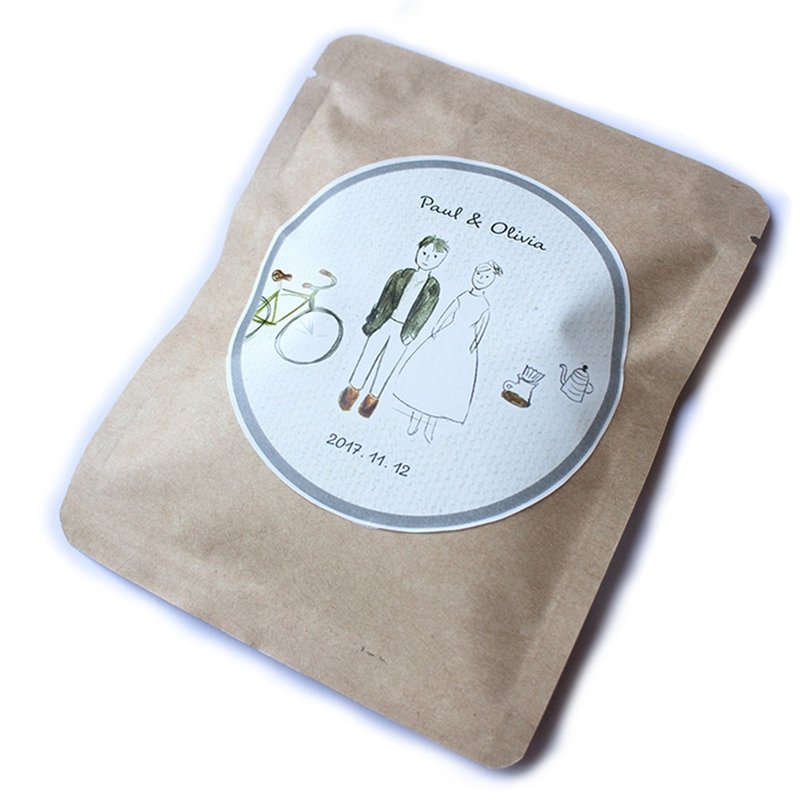 婚礼咖啡包 / 定制化包装 - 咖啡 - 其他材质 多色