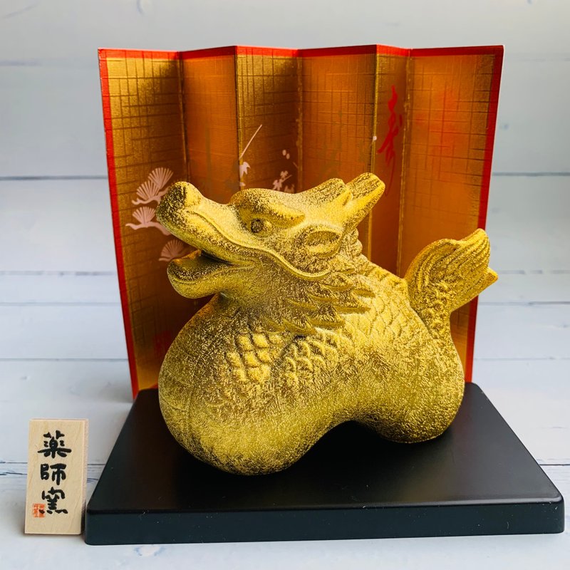 金耀招福龙-生肖吉祥物(龙) 招财 开运 送礼 交换礼物 - 玩偶/公仔 - 陶 