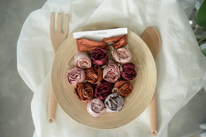 Tiny Knotted Christmas - 发饰 - 其他材质 红色