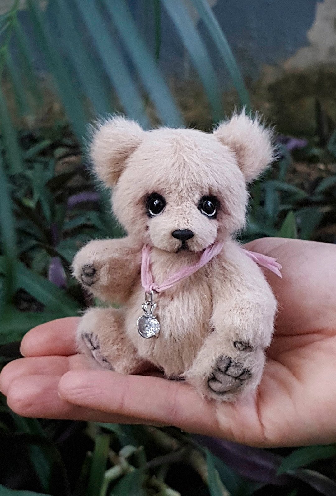 OOAK Tiny bear Romka by Yumi Camui - 玩偶/公仔 - 其他人造纤维 