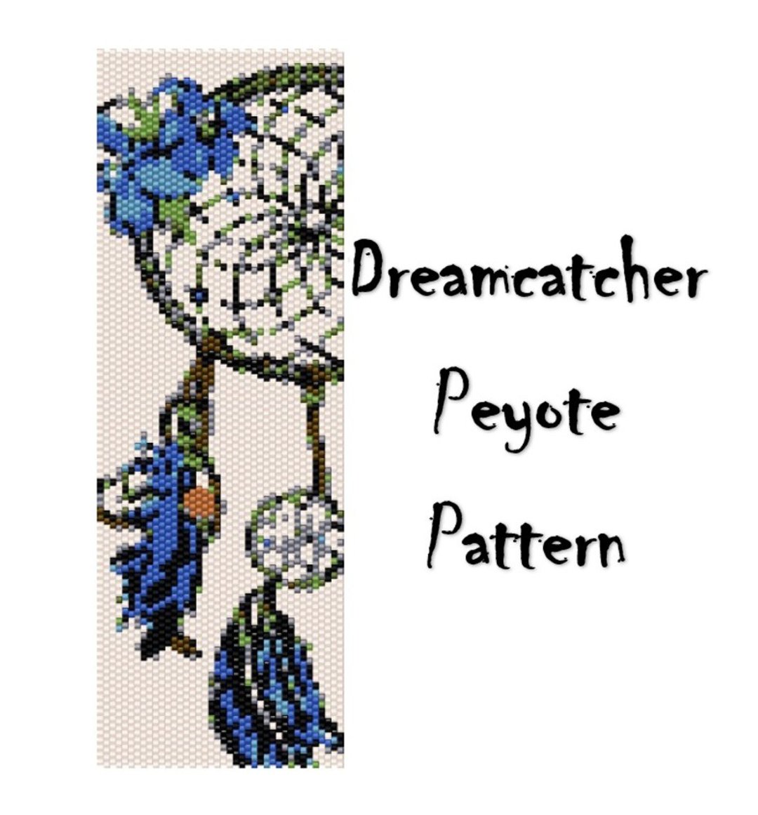 Digital Download Dreamcatcher Peyote Bead Pattern, Beading Bracelet - 其他数码设计 - 其他材质 多色