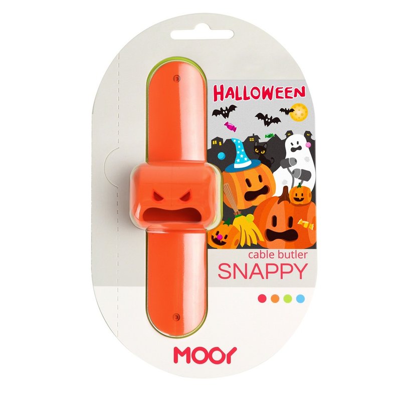 Snappy WOW-耳机卷线器-蜜糖橘(万圣节限量版) - 卷线器/电线收纳 - 硅胶 橘色