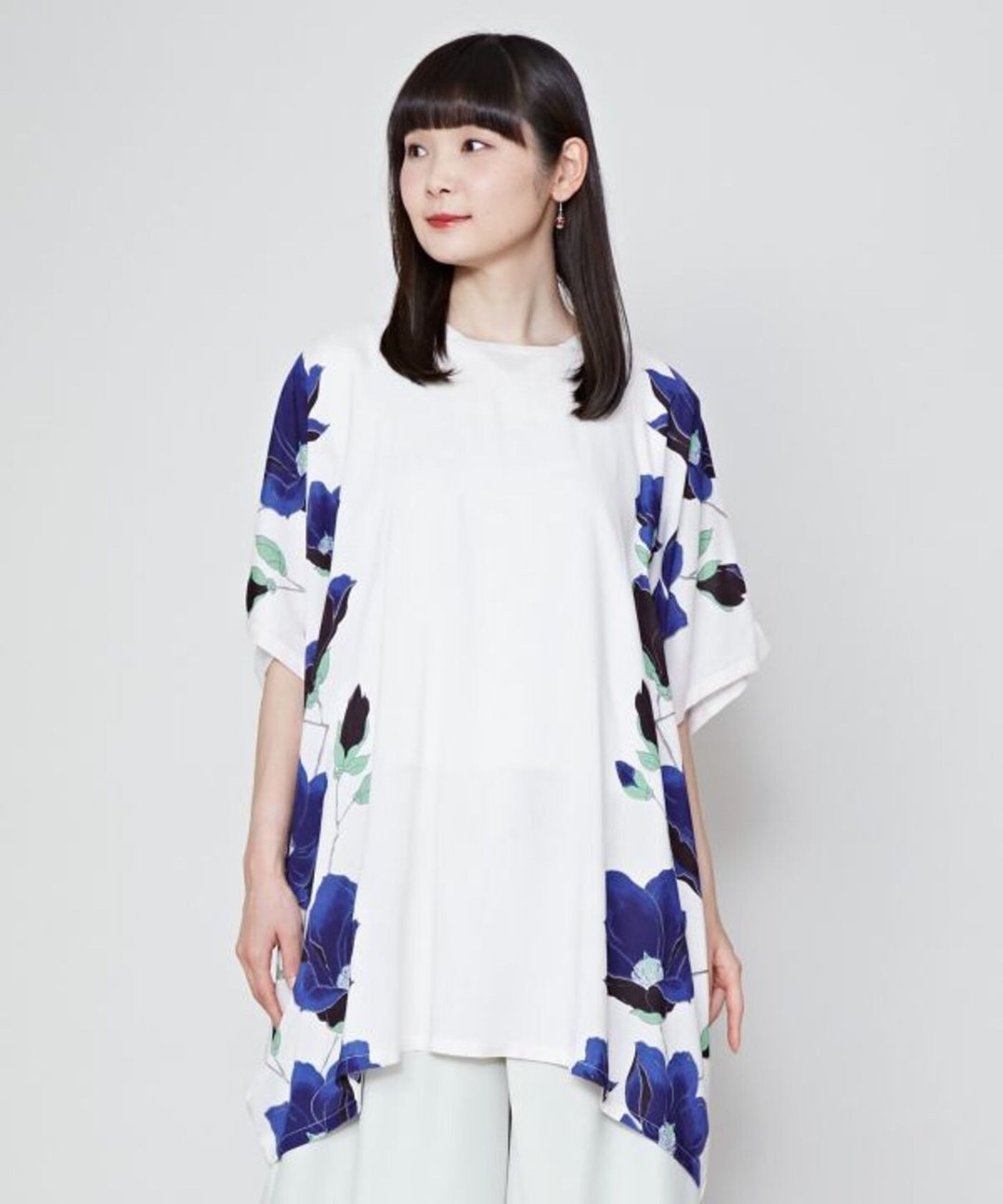 【热门预购】高雅静绽木兰花语温柔连袖上衣 (3色) 7IA-4204 - 女装上衣 - 其他材质 