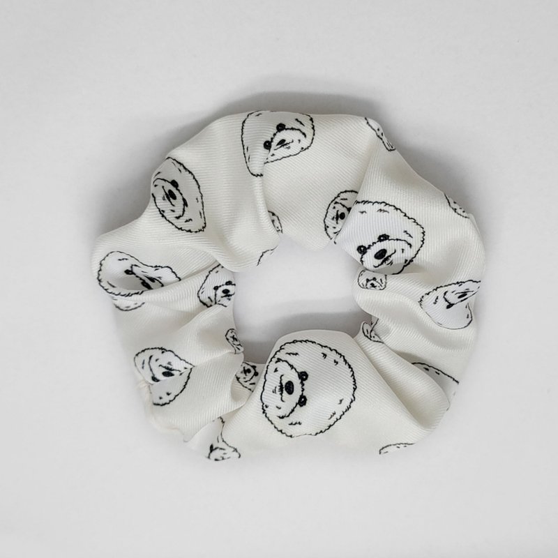 比熊 宠物图样发圈 多宠物图样 大肠圈 发饰 发束 - 外出包 - 聚酯纤维 多色