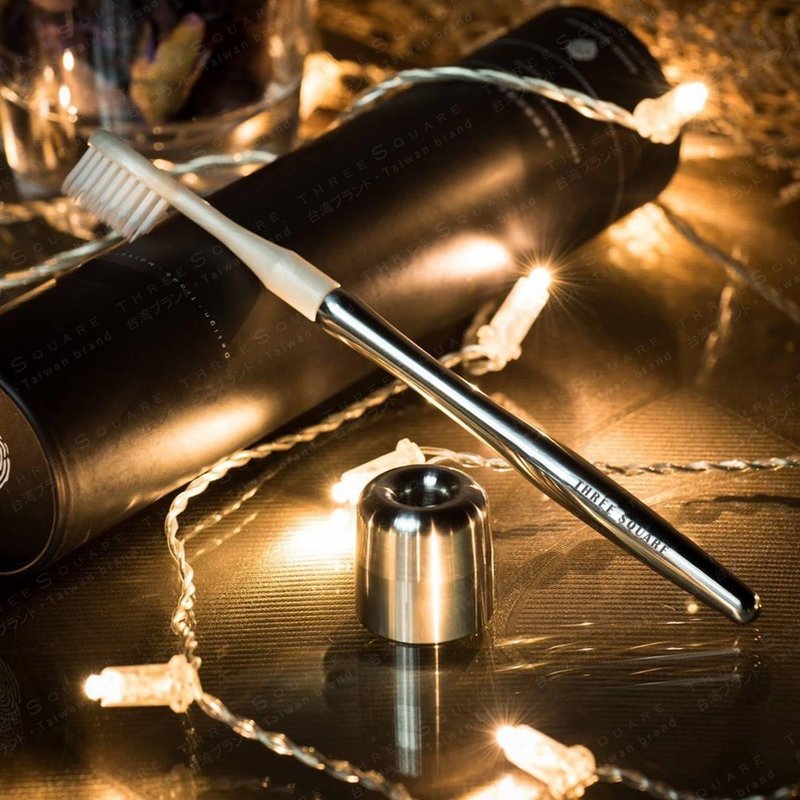 台制 两段式 金属 减 减塑牙刷 - 大量 定制化 1金属手柄 + 6刷 - 卫浴用品 - 不锈钢 多色