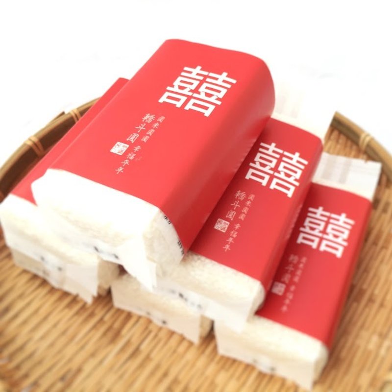 结婚古礼习俗 迎娶必备【轿斗圆米】真空包装圆糯米6入 - 面/面线/米粉 - 新鲜食材 红色