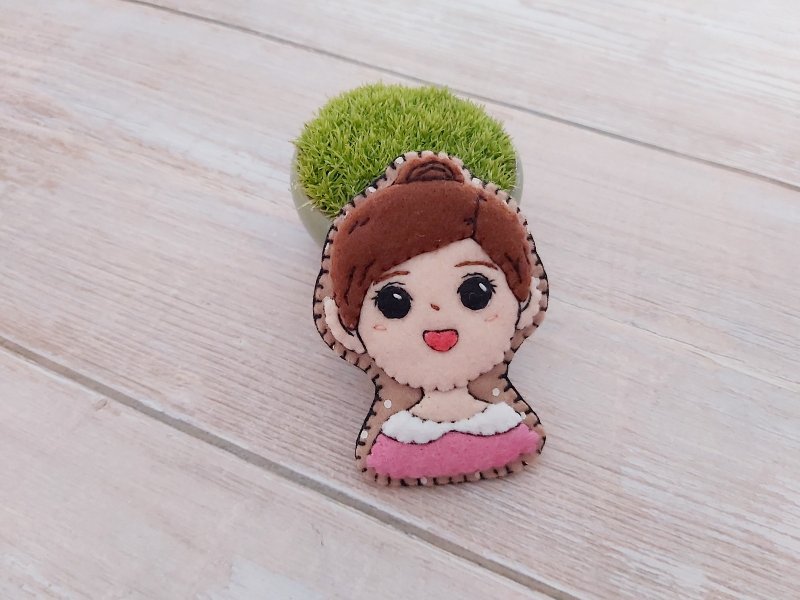 不织布 包包头的Q版医护娃 伸缩证件夹 易拉扣 固定式证件夹 - 名片夹/名片盒 - 聚酯纤维 多色