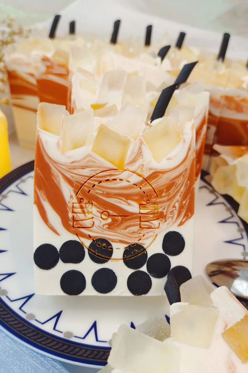 热卖黑糖珍珠奶茶杯手工皂 - 肥皂/手工皂 - 其他材质 卡其色