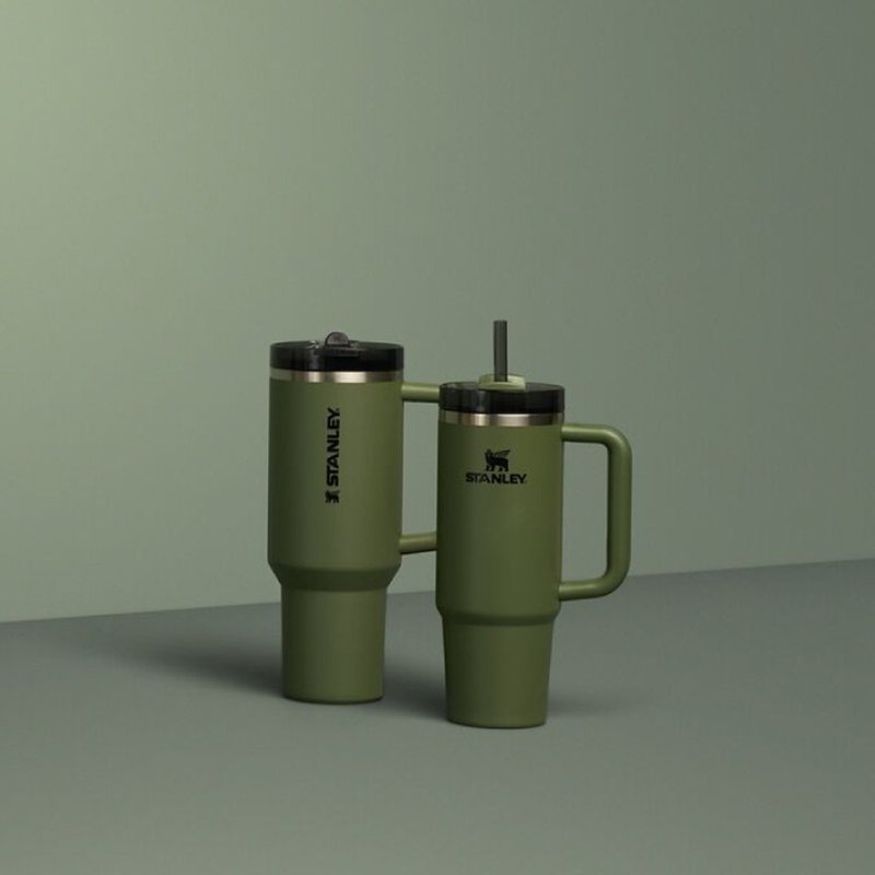 STANLEY 防漏吸管随手杯 1.18L / 军绿色 - 保温瓶/保温杯 - 不锈钢 