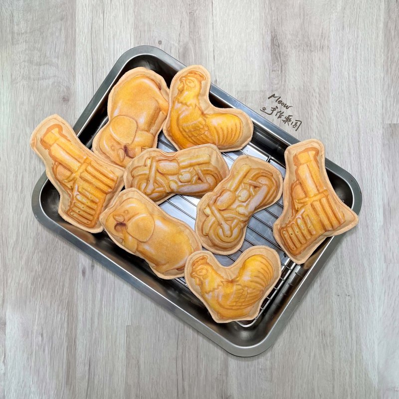 鸡蛋糕猫草包 - 玩具 - 棉．麻 