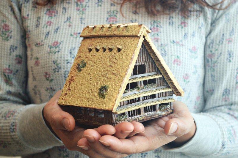 日本制 陶瓷烛台 春季款 - 蜡烛/烛台 - 陶 