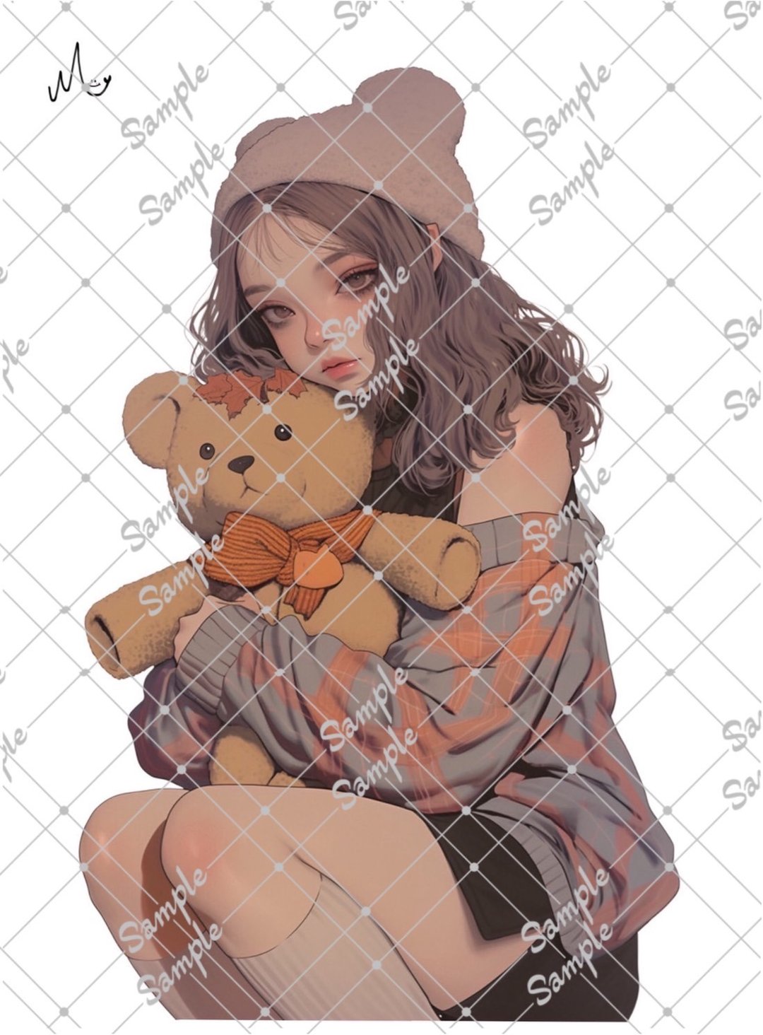 原创人物贴纸 10月新品 - 贴纸 - 纸 