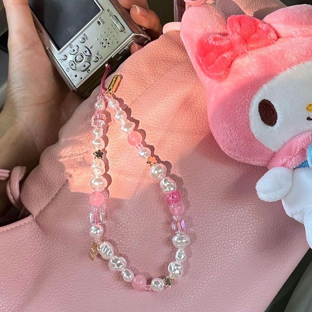 夏季限量版：BLOSSOM PHONE STRAP（手机支架） - 挂绳/吊绳 - 其他材质 