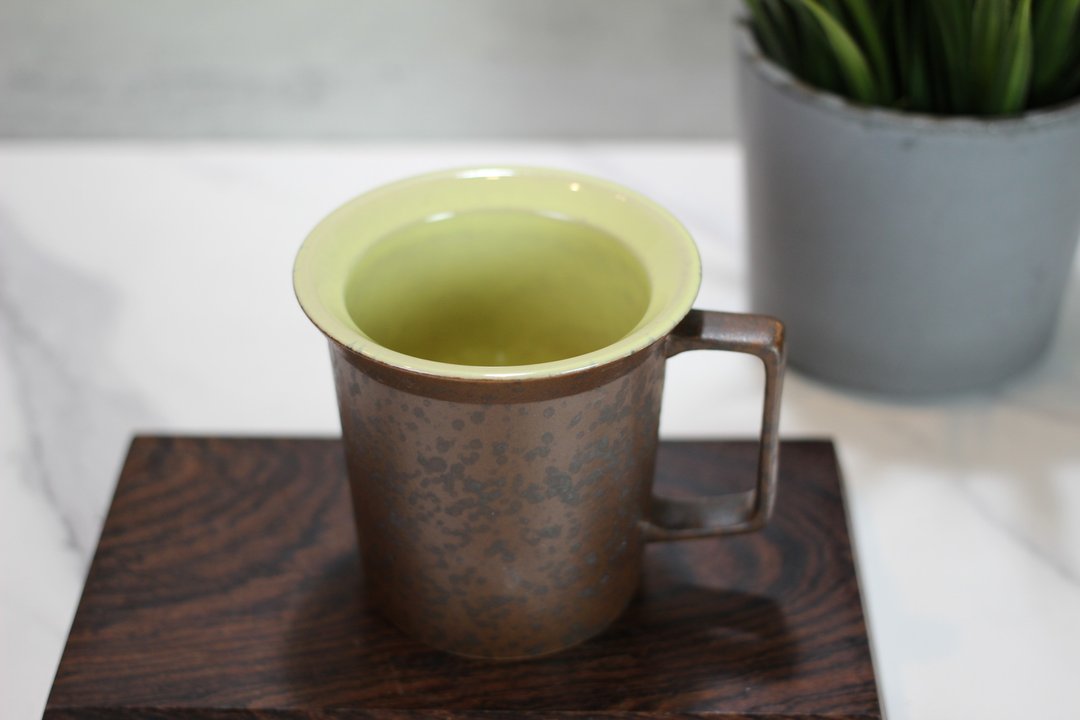 【秋冬好礼】240ml 双色 方韵杯 自然釉文创 台湾莺歌制 - 咖啡杯/马克杯 - 瓷 