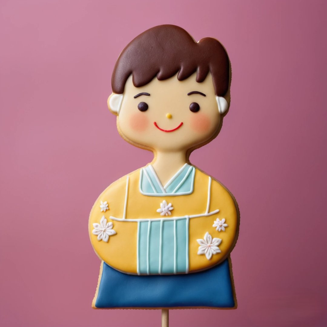 韩服男孩饼干模具/可商用糖霜饼干切模与印模/3D打印模具 - 其他数码设计 - 其他材质 