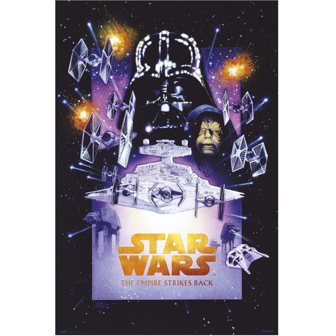 【星际大战】Star Wars 星际大战五部曲 帝国大反击 特别版海报 - 海报/装饰画/版画 - 其他材质 多色