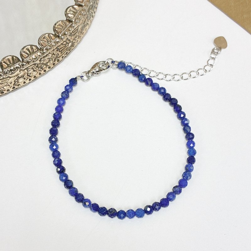 Edith & Jaz • 青金石细手链 - 手链/手环 - 宝石 蓝色